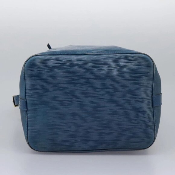 LOUIS VUITTON Epi Petit Noe Shoulder Bag Blue M44105 LV Auth 114680 - Picture 6 of 16